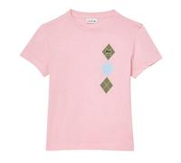 Lacoste Kids Argyle T-Shirt - Pink - Pink - 12 Years