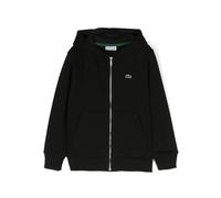 Lacoste Kids crocodile-patch zip-up hoodie - Black 2 yrs-3 yrs-4 yrs-5 yrs-6 yrs-8 yrs-10 yrs