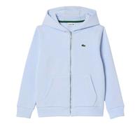 Lacoste Kids Kangaroo Pocket Full Zip Hoodie - Blue - 4 Years - Blue - 60% Organic Cotton/40% Recycled Polyester