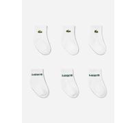 Lacoste Kids Lacoste Baby 6 Pack Socks Set in White - White - 12 - 24 Mths