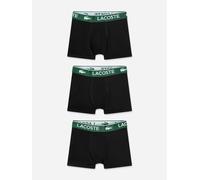 Lacoste Kids Lacoste Boys 3 Pack Solid Boxer Shorts Set in Black - Black - 12 Yrs
