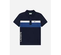 Lacoste Kids Lacoste Boys Colourblock Polo Shirt in Navy - Blue - 6 Yrs
