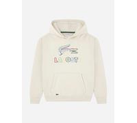 Lacoste Kids Lacoste Boys Graphic Core Hoodie in Ivory - Ivory - XL (12 Yrs)
