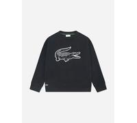 Lacoste Kids Lacoste Boys Graphic Fleece Sweatshirt in Black - Black - XS 8 Yrs