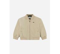 Lacoste Kids Lacoste Boys Nylon Bomber Jacket in Beige - Beige - 12 Yrs
