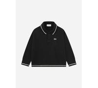 Lacoste Kids Lacoste Boys Polo Jumper in Black - Black - 14 Yrs