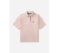 Lacoste Kids Lacoste Girls Oversized Polo Shirt in Pink - Pink - XL 14Yrs