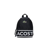 Lacoste Kids logo-graphic backpack - Black One Size