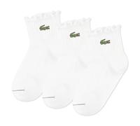 Lacoste Kids Ruffle Quarter Socks 3 Pairs