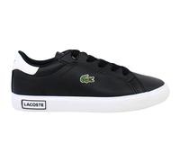Lacoste Kids Unisex Powercourt 0721 1 SUC Black Trainers - Size UK 1