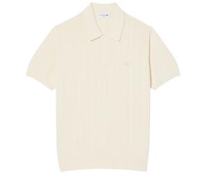 Lacoste Knit Polo Shirt - Natural Size 4 / UK Size M Size 4 / UK Size M