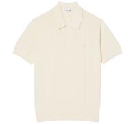 Lacoste Knit Polo Shirt - Natural Size 6 / UK Size XL