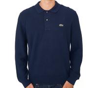Lacoste Knitted Long Sleeve Polo Shirt Navy