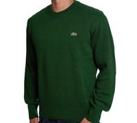 Lacoste Knitted Wool Jumper Dark Green