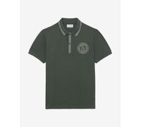 Lacoste L.12.12 Badge Print Regular Fit Polo short sleeve khaki green white - XS