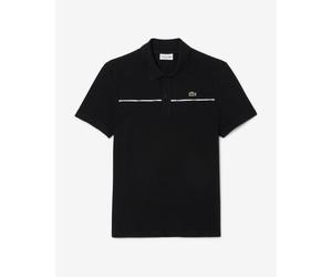 Lacoste L.12.12 Logo Trim Regular Fit Polo short sleeve pure black - S