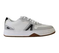 Lacoste L001 0722 1 Womens Lace-Up White/Grey Trainers 743SFA0056147