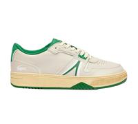 Lacoste L001 Leather Trainers - Off White/Green - 9 UK - Off White/Green - 100% Mixed