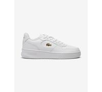 Lacoste L001 Set Leather Shoes Polar White Green Women - 6.5UK