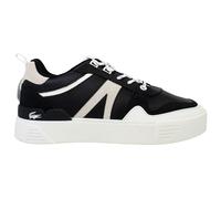Lacoste L002 222 8 SFA Lace-Up Black Suede Leather Womens Trainers 744SFA0112312