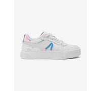 Lacoste L002 Evo Shoes Holographic White Pink Blue Women - 39