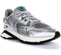 Lacoste L003 Neo Women's 124 3 SFA Elevated Sport Mesh Trainers (Silver, UK 7)