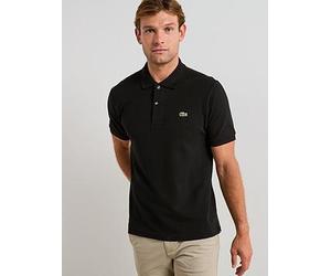 Lacoste L12.12 Classic Fit Pique Polo Shirt, Black, Size S, Men Black