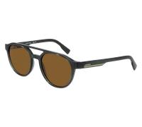 Lacoste L6008S 035 Man Sunglasses Bio-inject Grey Brown Round Normal Normal