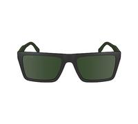Lacoste Man L6009S 002 Sunglasses Bio-inject Black Green Squared Normal Normal