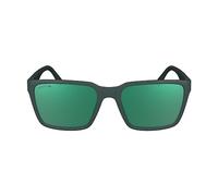 Lacoste Man L6011S 301 Sunglasses Bio-inject Green Green Squared Normal Mirror