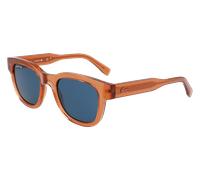 Lacoste L6023S 204 Unisex Sunglasses Bio-inject Brown Blue Round Normal