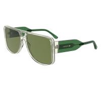 Lacoste L6056S 315 Unisex Sunglasses Acetate Green Squared Normal