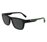 Lacoste L6058S 002 Man Sunglasses Bio-inject Black Grey Squared Normal