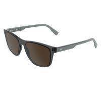 Lacoste L6078S 035 Man Sunglasses Bio-inject Grey Brown Squared Normal