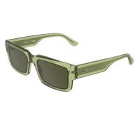 Lacoste L6082S 301 Unisex Sunglasses Bio-injected Green Brown Squared Normal