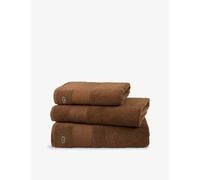 Lacoste Lacoste L Lecroco Cotton Towel Pecan Guest Towel