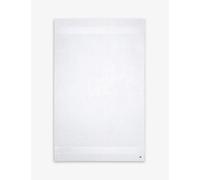 Lacoste Lacoste Le Croco Logo-Embroidered Cotton Bath Sheet 100cm x 150cm Blanc Bath Sheet