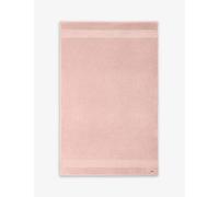 Lacoste Lacoste Le Croco Logo-Embroidered Cotton Bath Sheet 100cm x 150cm Rose Bath Sheet