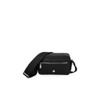 Lacoste Langon logo-strap zip-up messenger bag - Black OS