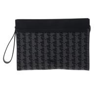LACOSTE laptop sleeve The Blend Computer Pouch Monogram Noir Gris