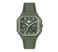 LC33 Analog & Digital Square Watch Green One Size