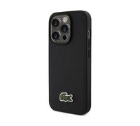 Lacoste LCHMP15LPVCK Iconic Petit Piqué Case, Black - iPhone 15 Pro