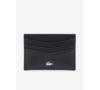 Lacoste Leather Card Holder, Black, Men Black