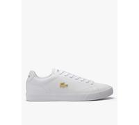 Lacoste Lerond Set Leather Lace-Up Trainers White