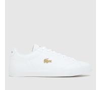 Lacoste Lerond Set Trainers in White & Gold UK 7 (EU 40½)