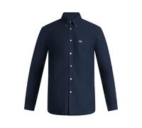 Lacoste logo-appliqué cotton shirt - Blue 38-39-40-41-42-43-44-45