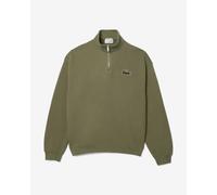 Lacoste Logo Crew Half Zip Sweatshirt dark green - S