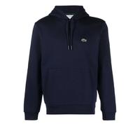 Lacoste logo-patch fleece hoodie - Blue XS-S-M-L-XL-XXL-3XL