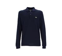 Lacoste logo-patch long-sleeve polo shirt - Blue 3-4-5-6-7
