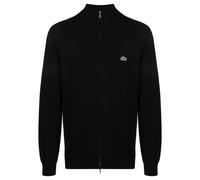 Lacoste logo-patch zip-up cardigan - Black 4-7